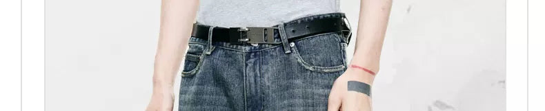 Casual Slub Distressed Flared Denim Pants