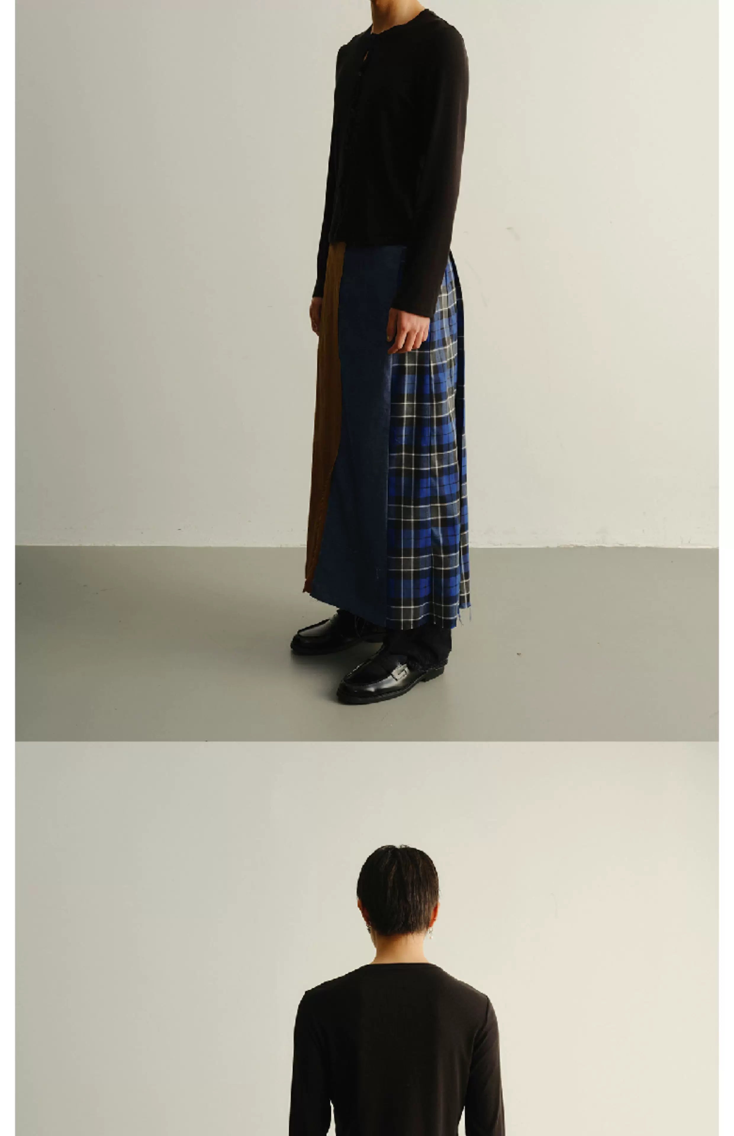 Dark Sexy Cutout Long-Sleeve Slim Tee