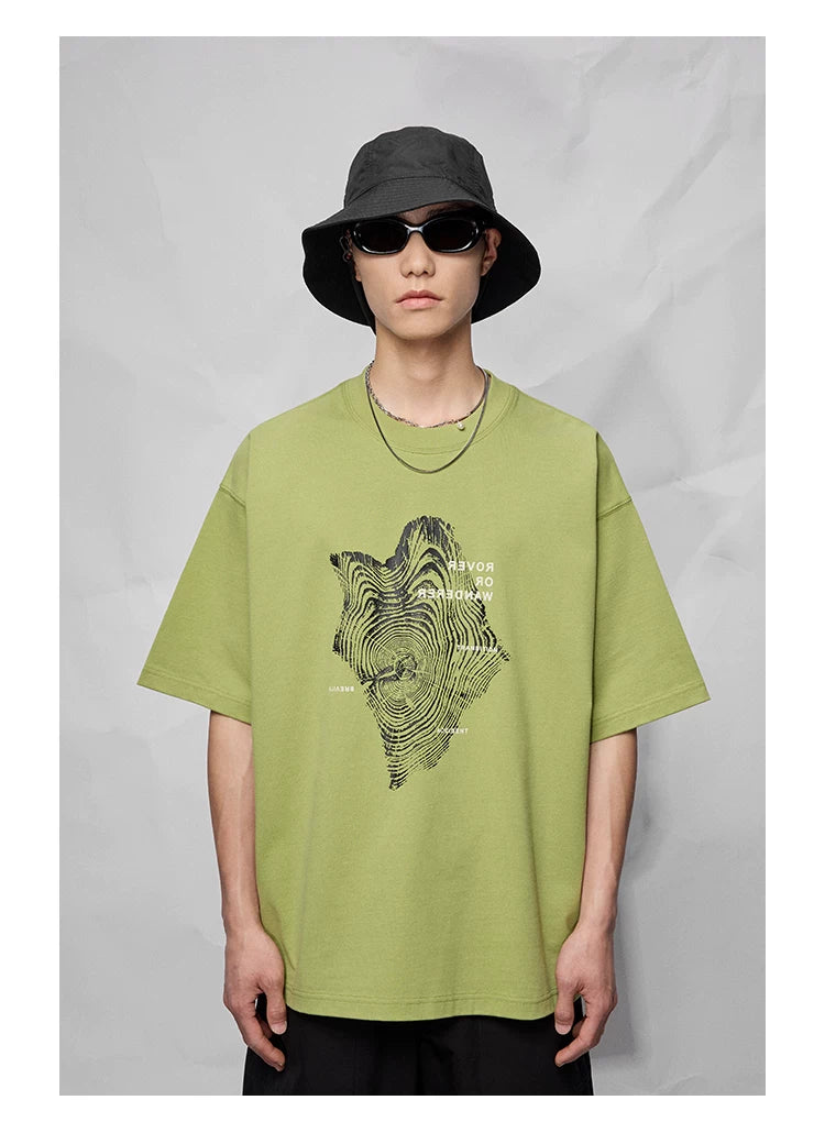 Oversized Graphic Print Tee