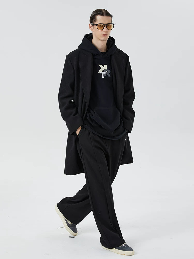 Men's Oversized Commuter Wool Coat