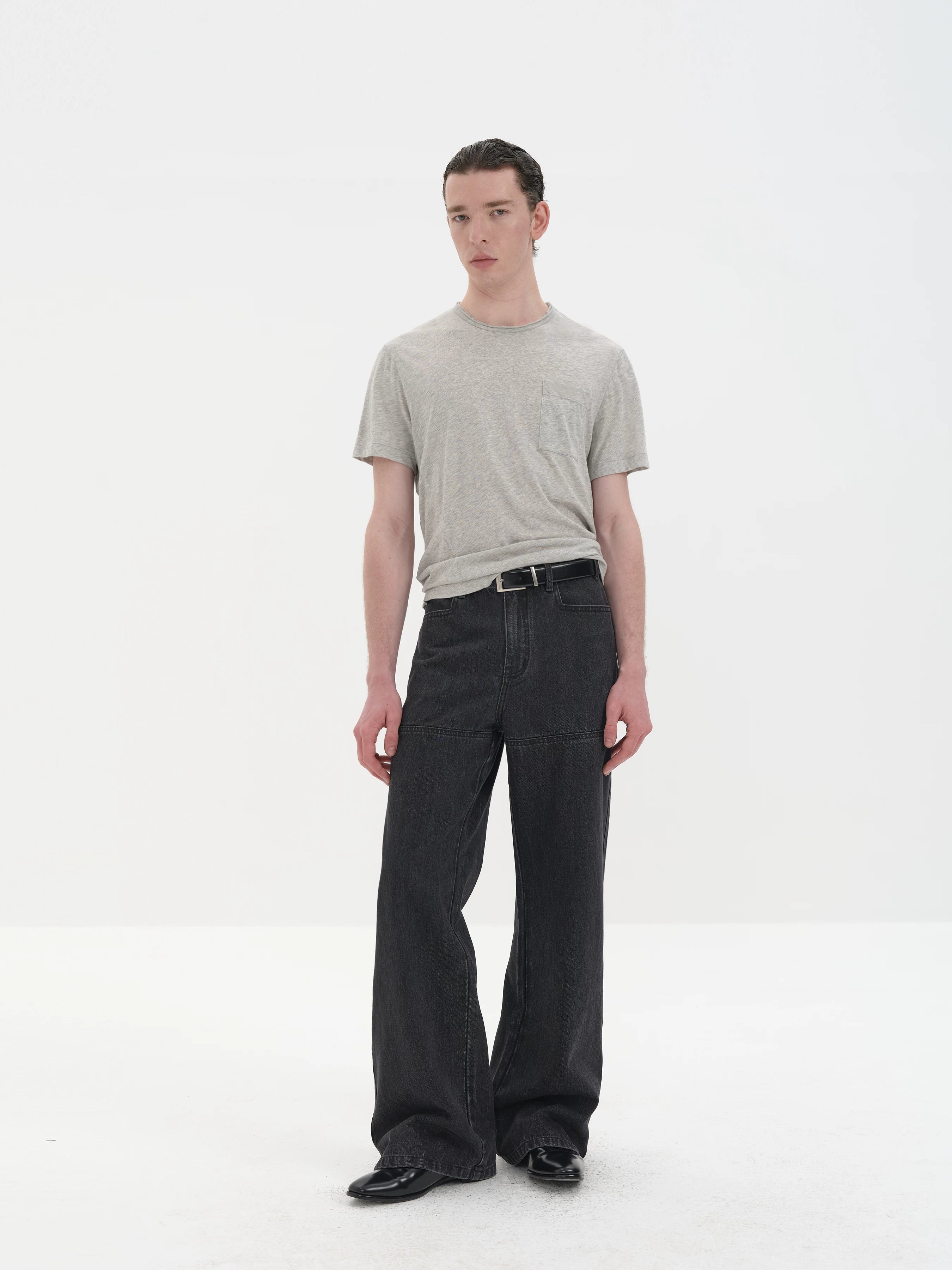 Chest Pocket Silk Cotton Tees