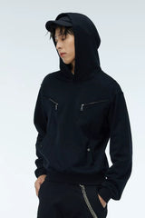 Three Color Cleanfit Couple Zip Hoodies