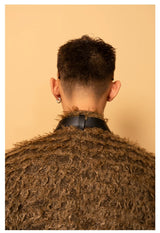 Men's Casual Brown Faux Fur Coat