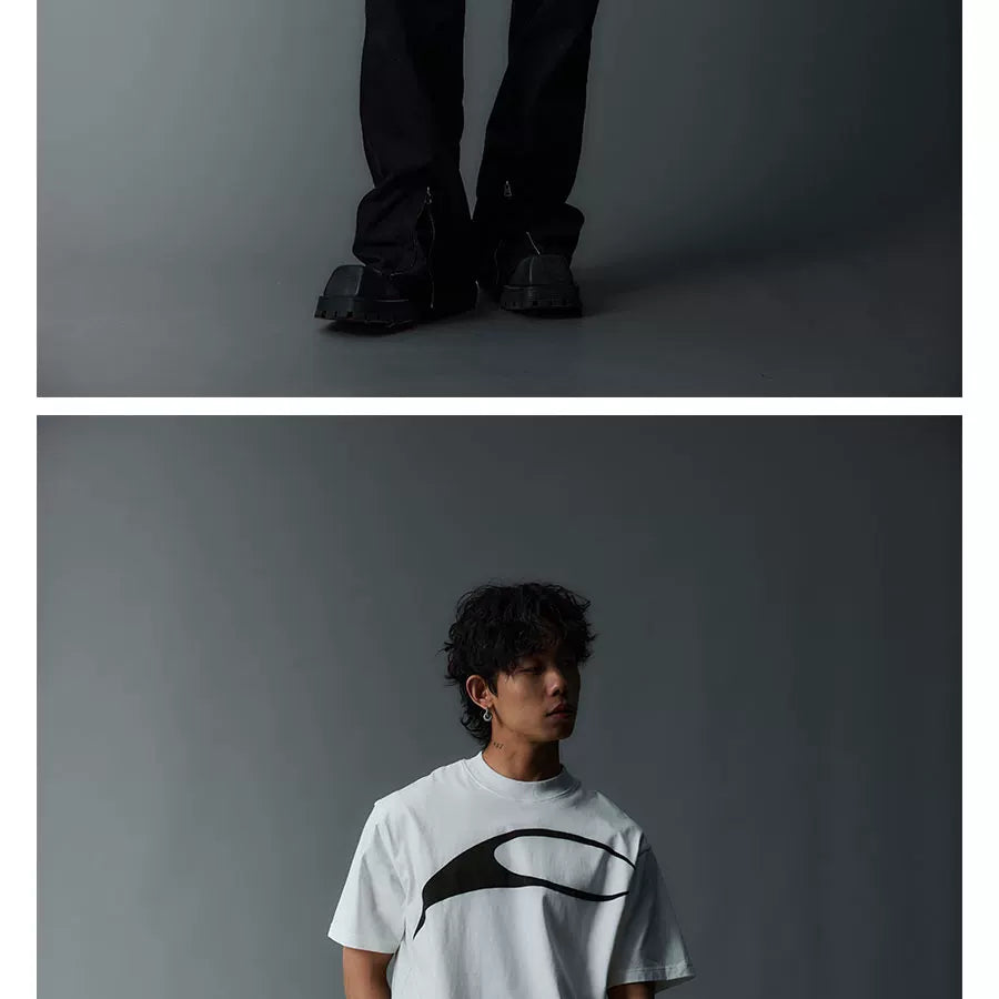 Short-Sleeve Three-Color Cotton Graphic T-shirts