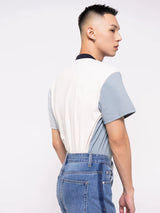 Men's Loose Half High Collar Tee