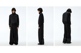 Lightweight Ribbed Stand Collar Down Jacket