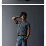 Unisex Tri-Color Slim Cotton Tees