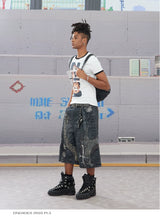 Slim Nerd Punk Portrait Print Tee