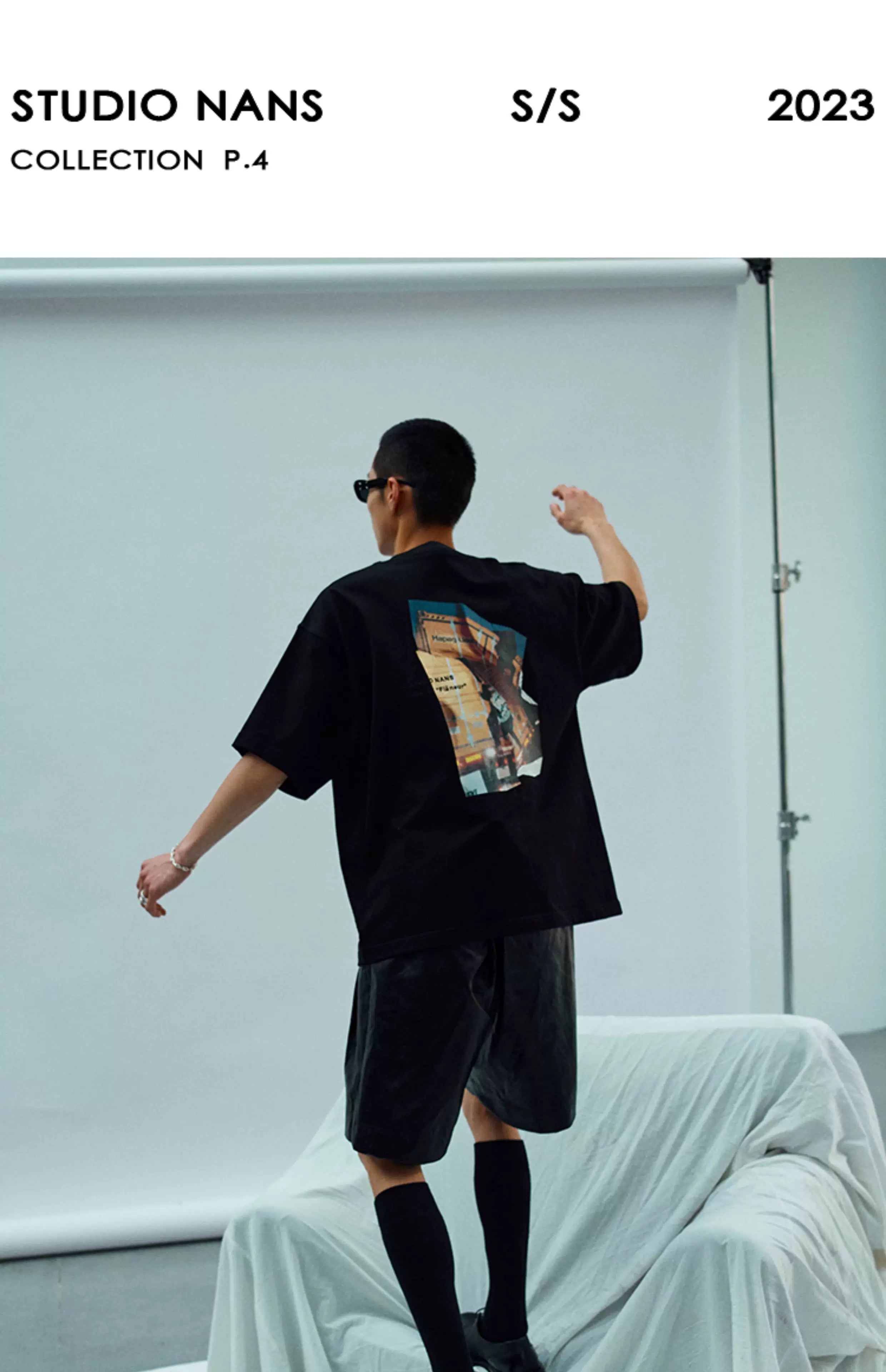 Oversized Heavyweight Printed Embroidered Tee