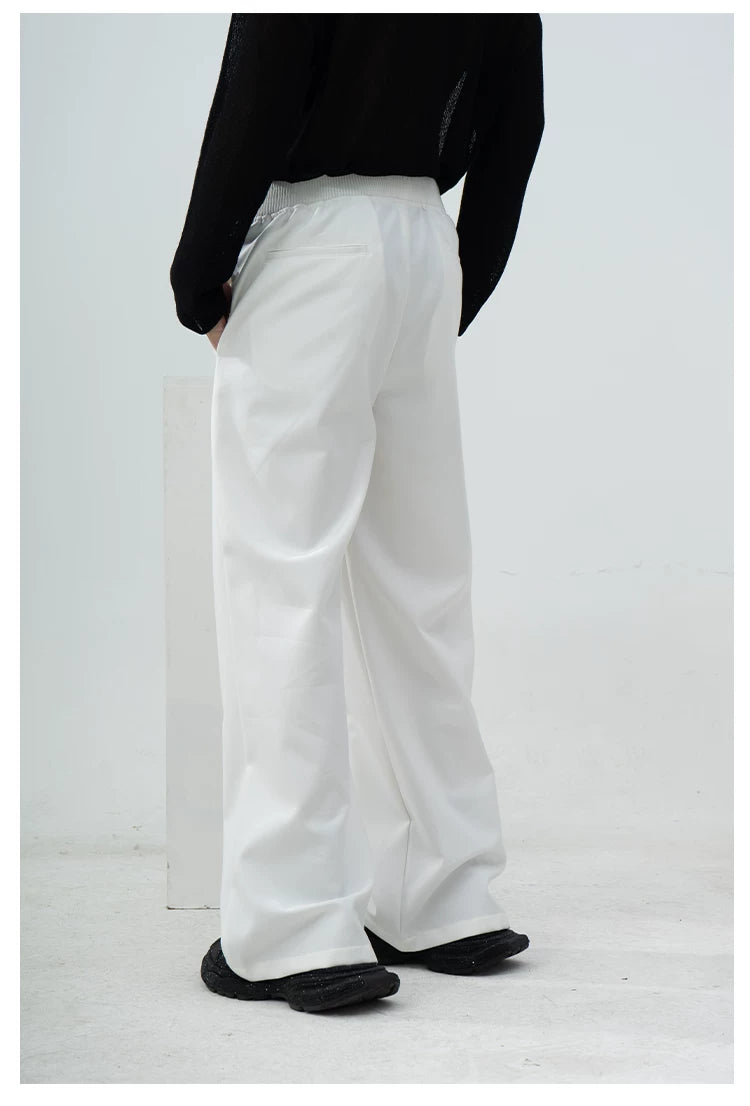 Men's Loose Ribbed Casual Pants