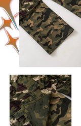 Cute Unisex Military Double-layer Dinosaur Skort