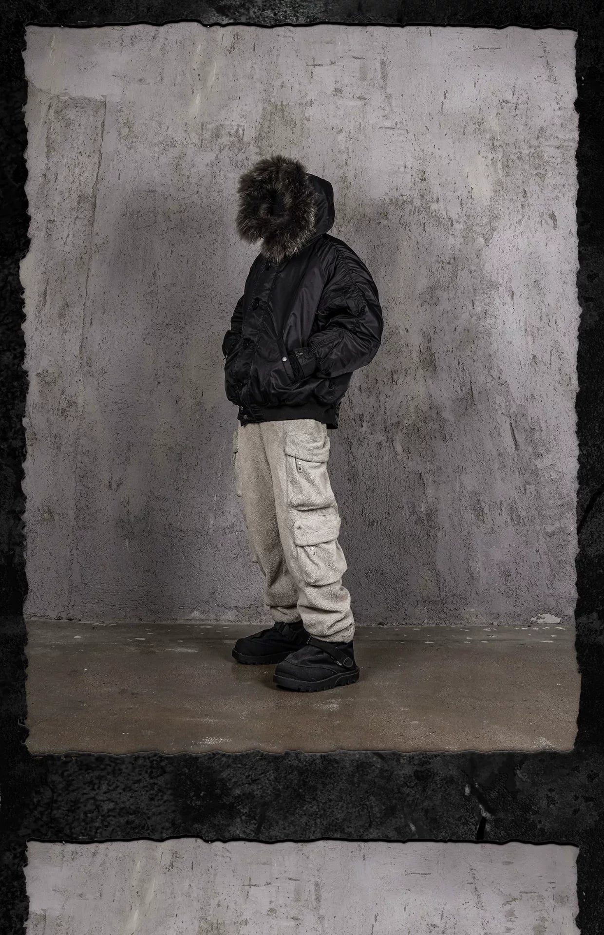 N-2B Nylon Raccoon Fur Flight Jacket