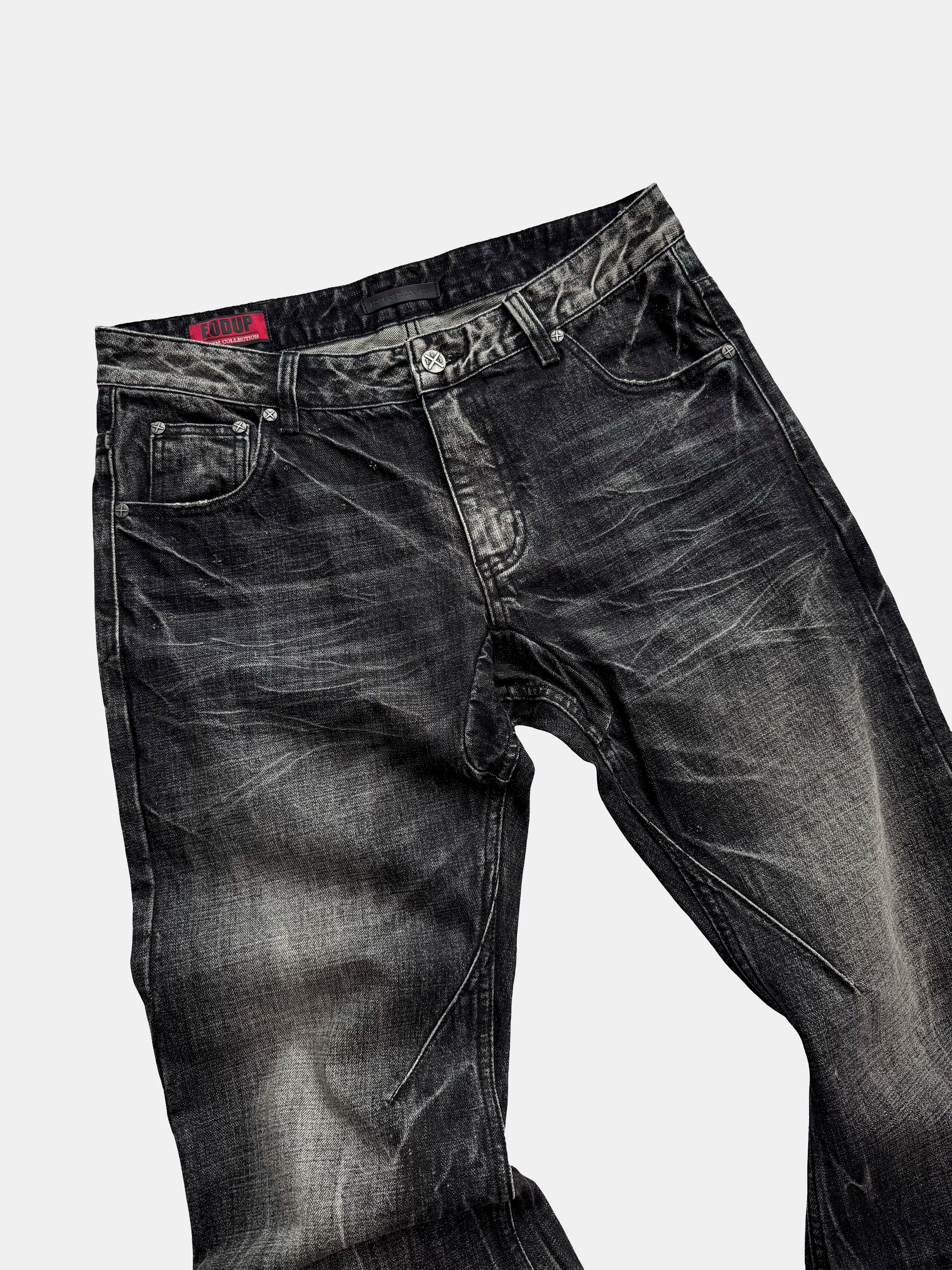 Vintage Dark Wash Curved Jeans