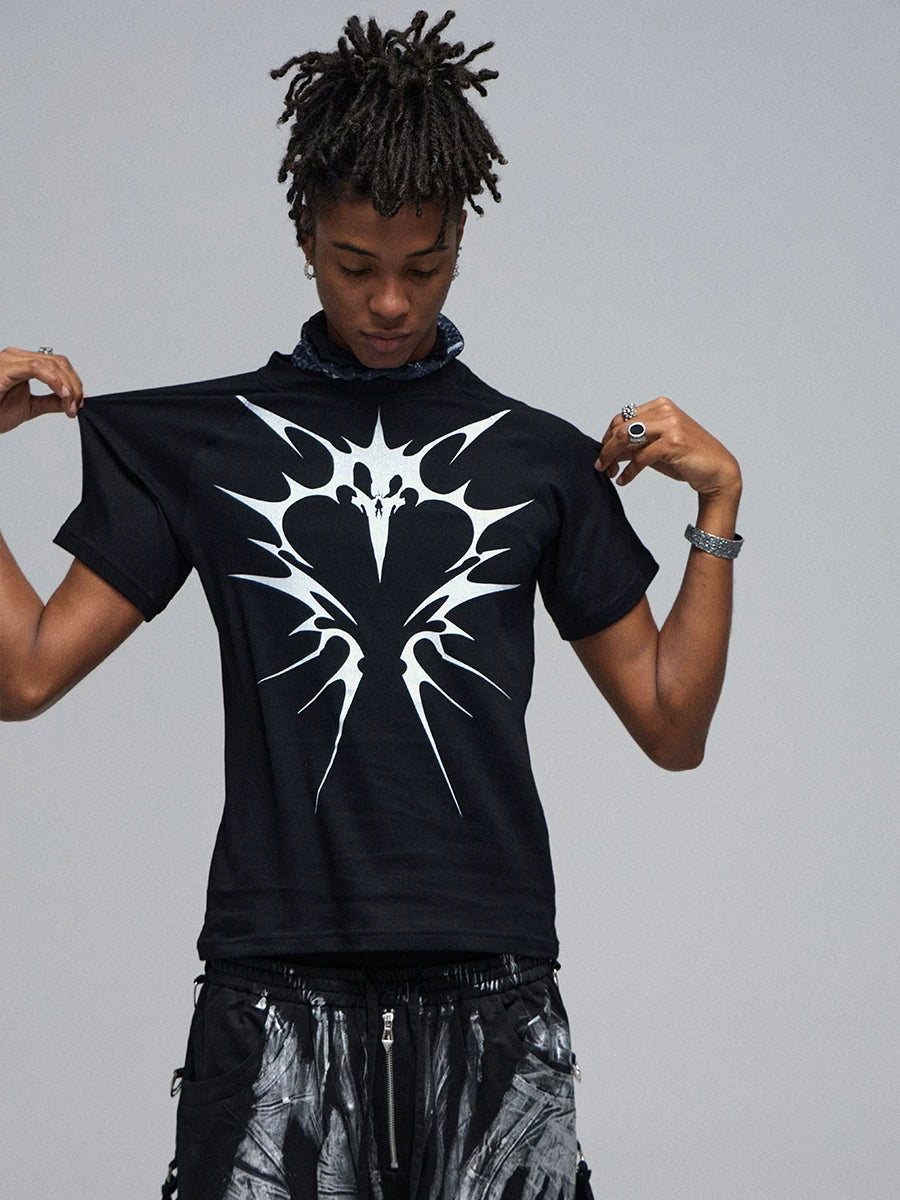 American Hip-Hop Printed Slim Tee