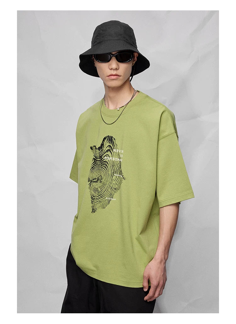 Oversized Graphic Print Tee