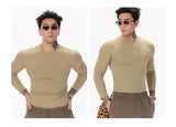 Soft Quick-Dry Fitted Long-Sleeve Top