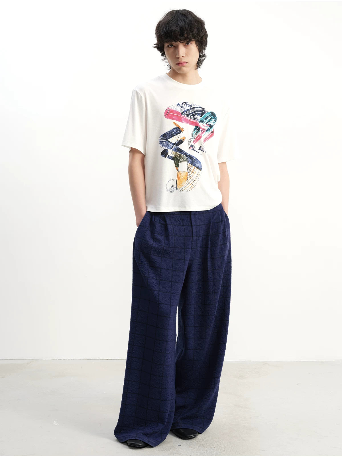 Short Sleeve Tai Chi Print Tee