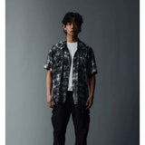 Unisex Cleanfit Multi-color Fringed Plaid Shirts