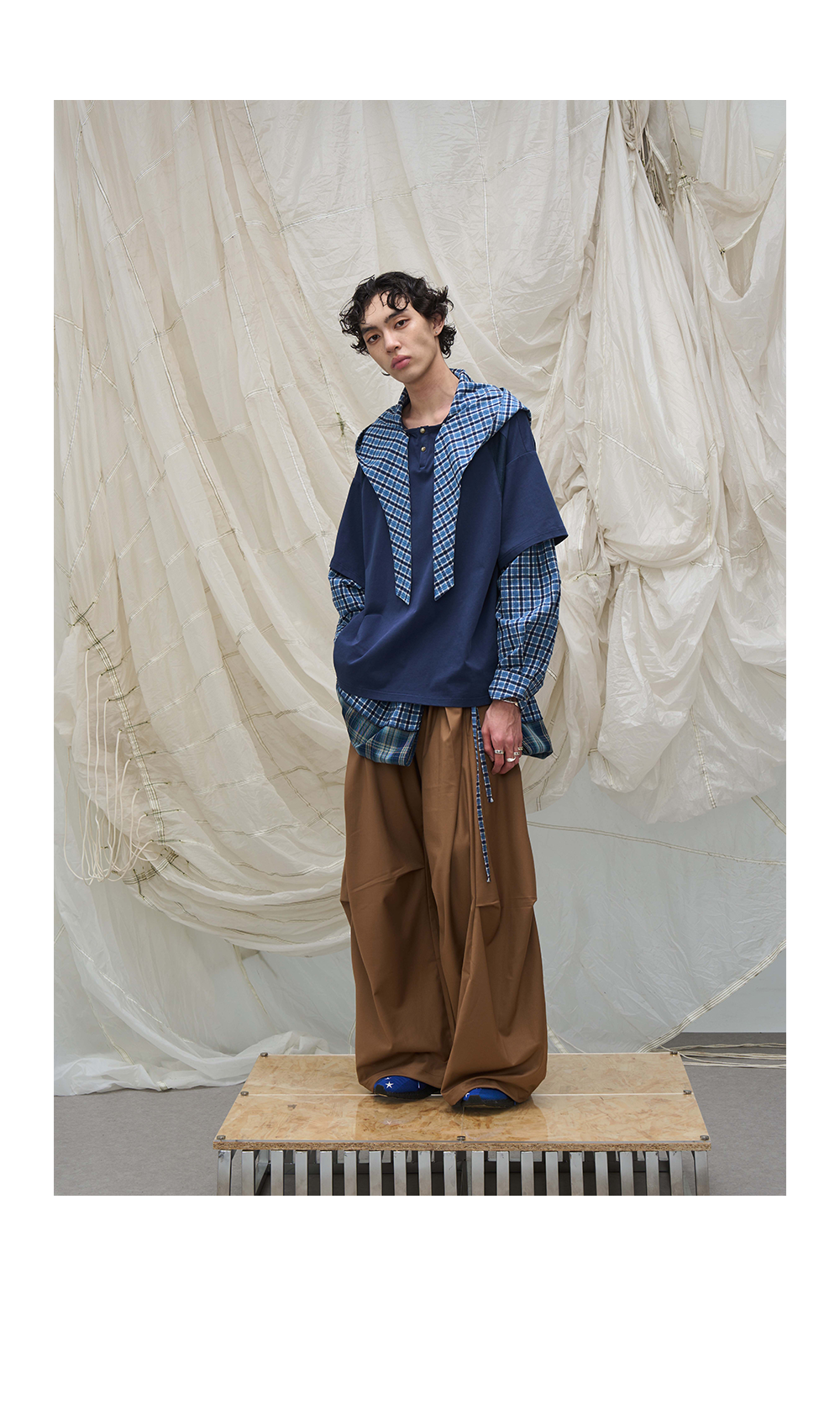 Plaid Unisex Skirt Extender