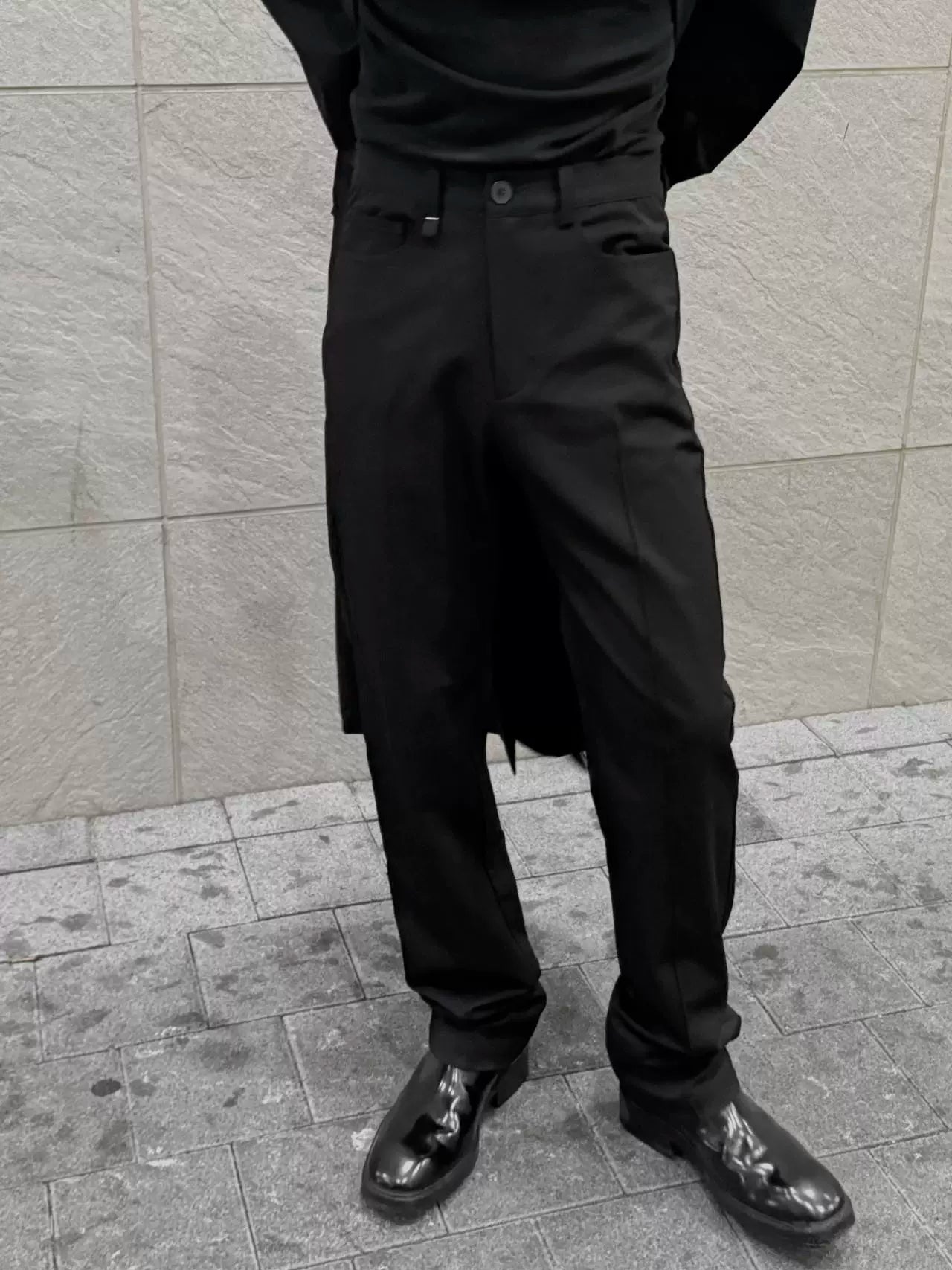 Long Straight Leg Dress Pants