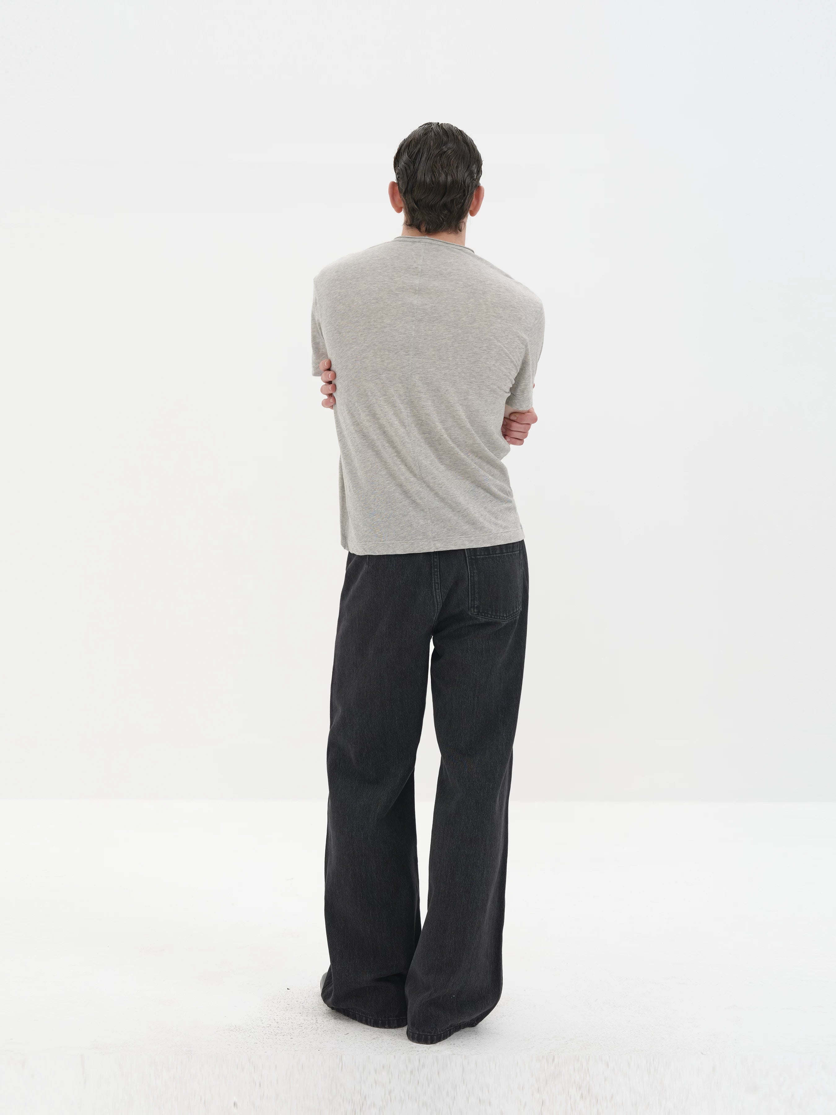 Chest Pocket Silk Cotton Tees