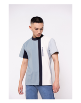Men's Loose Half High Collar Tee