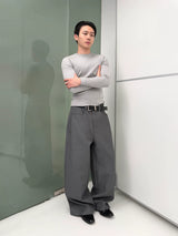 Lightweight Ribbed Knit Long Sleeve