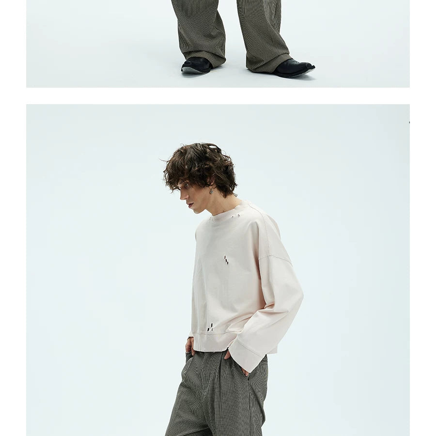 Four Color Baggy Couple Crewneck Sweatshirts