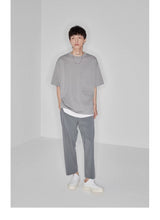 Drapey Stretchy Elastic Waist Cropped Pants