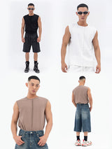 Men's Loose Sleeveless Sports Vests