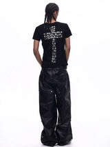 Men's Black Skull Cross Tee