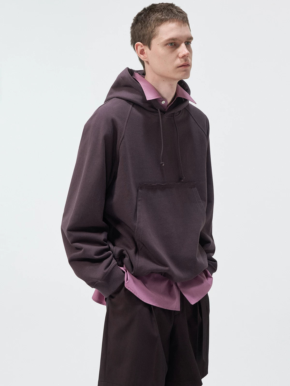 Cotton Terry Kangaroo Pocket Hoodie