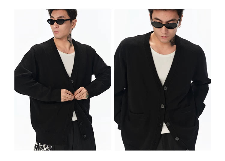 Old Money Merino Wool Blend Cardigan