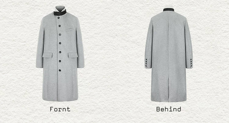70% Australian Woolen Reversible Long Coat