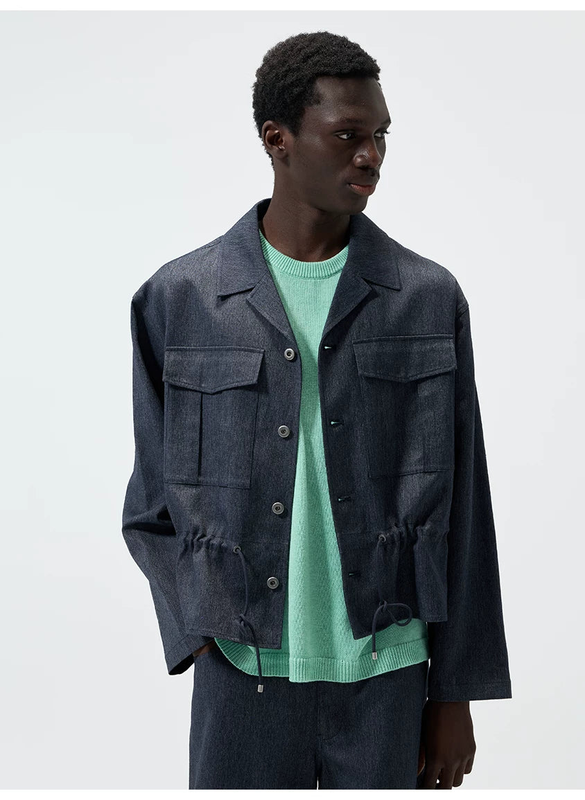Hemp Blend Denim Jackets & Shorts