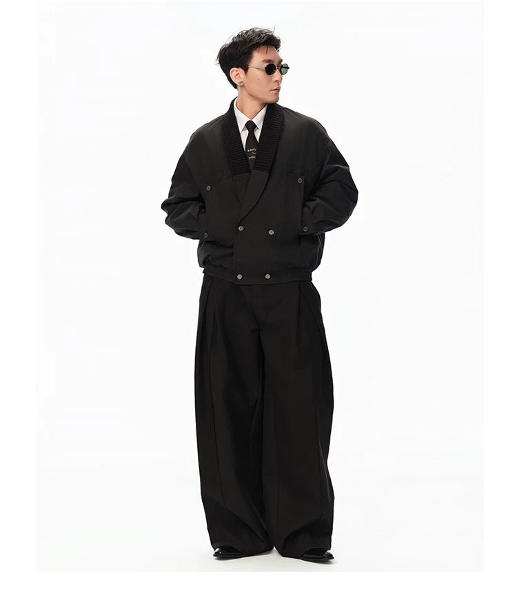 Vintage Notched Lapel Light Cotton Coat