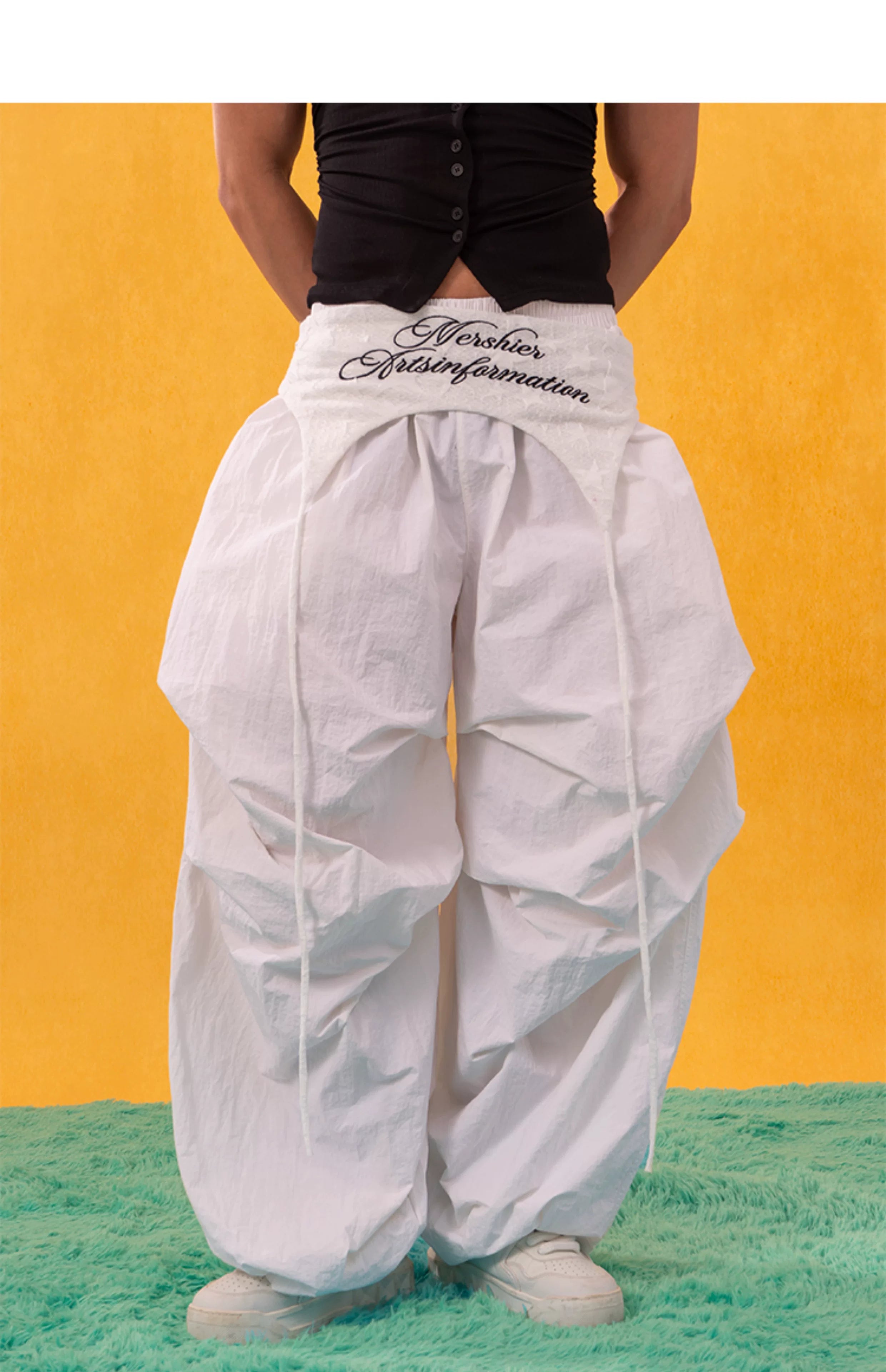 Multi-color Y2K Men's Wide Leg Pants