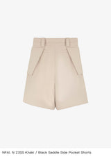 Wrinkle Resistant Saddle Pocket Shorts
