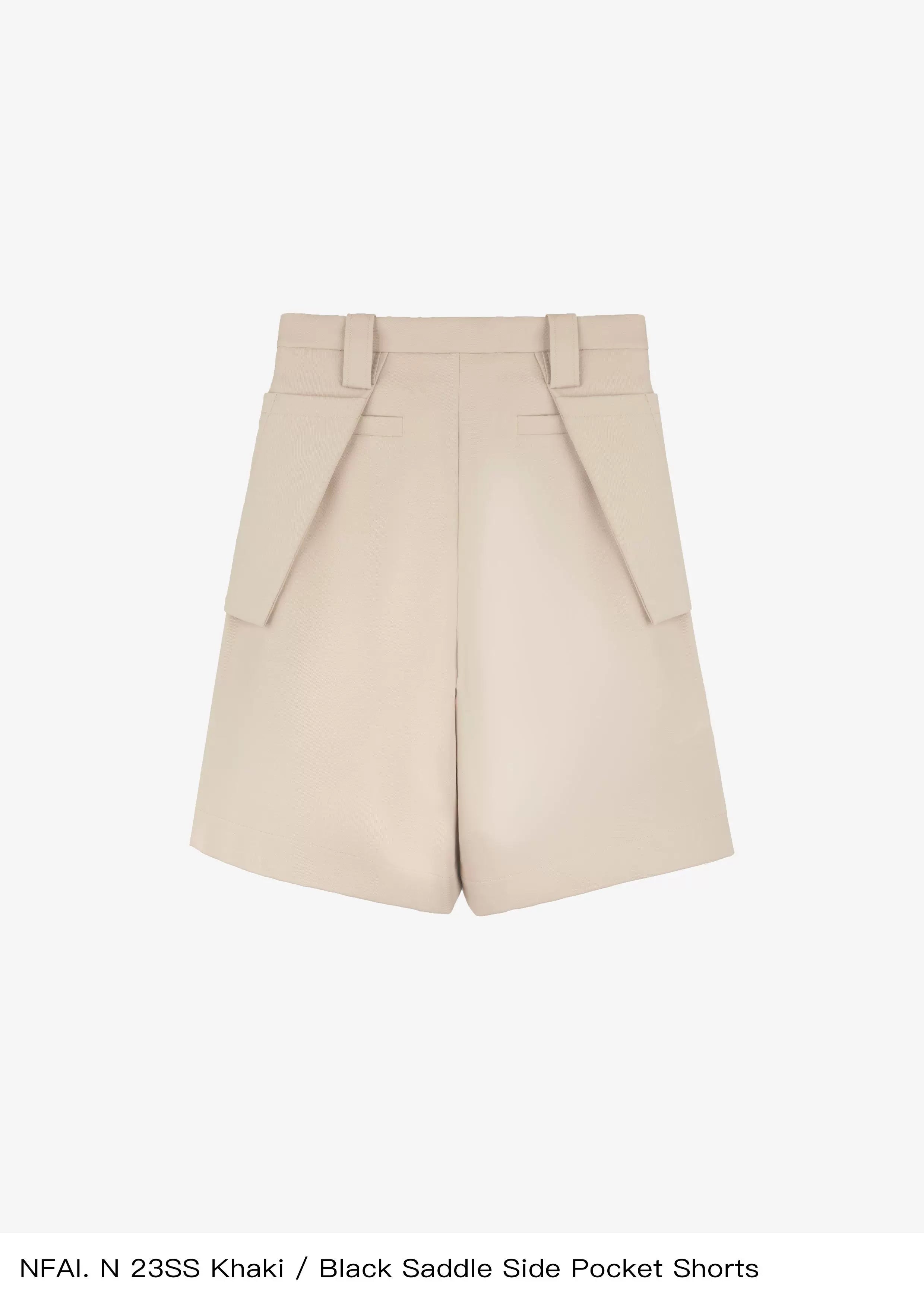 Wrinkle Resistant Saddle Pocket Shorts