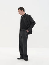 Satin Dress Shirts French Wide Sleeves