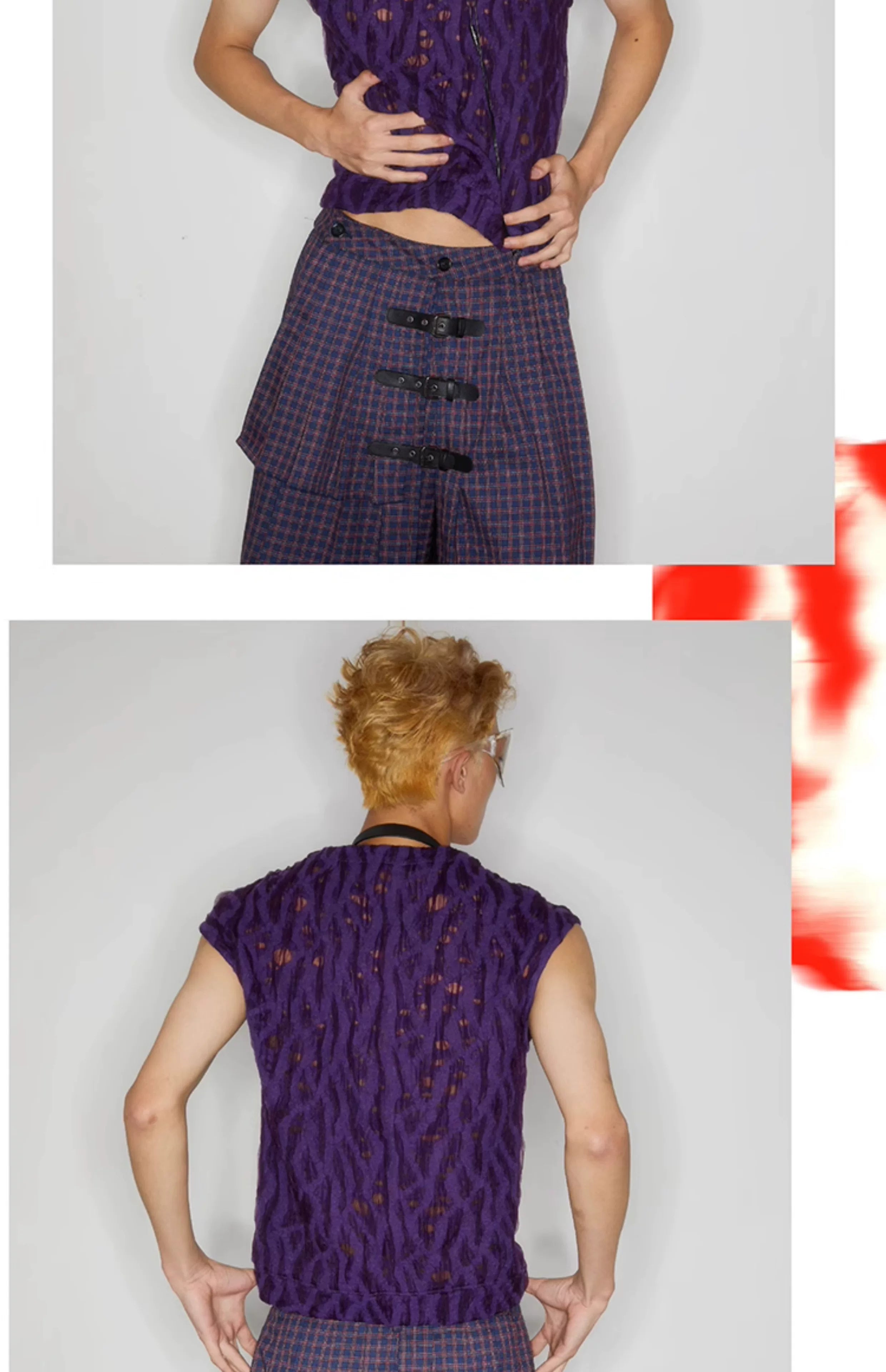 Y2K Distressed Crop Top