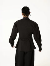 Hourglass Monochrome Long Sleeve Vintage Shirt