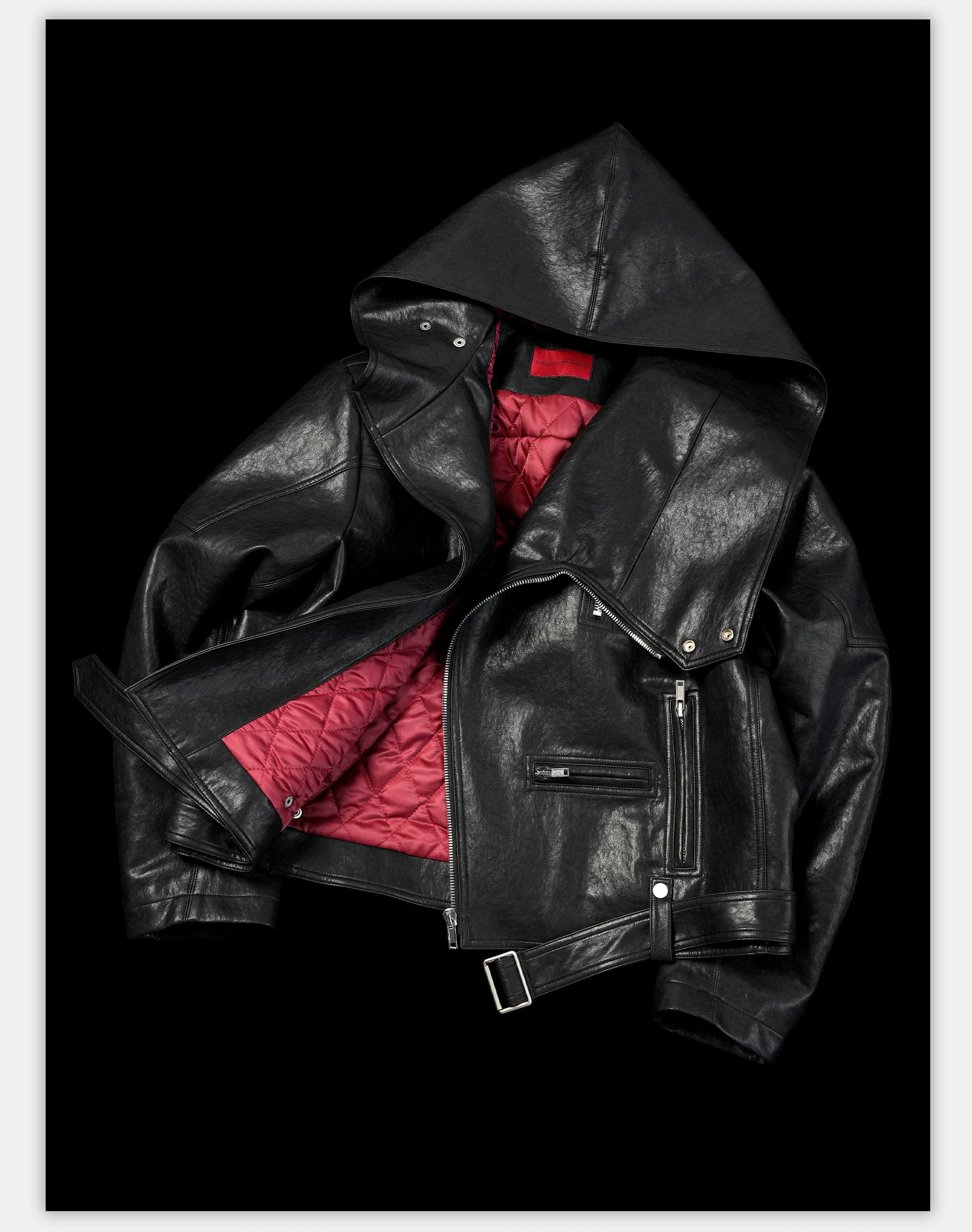 3M Collared Hooded Waxed Padded Jacket