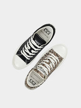 Low-top Cork Platform Casual Canvas Shoes