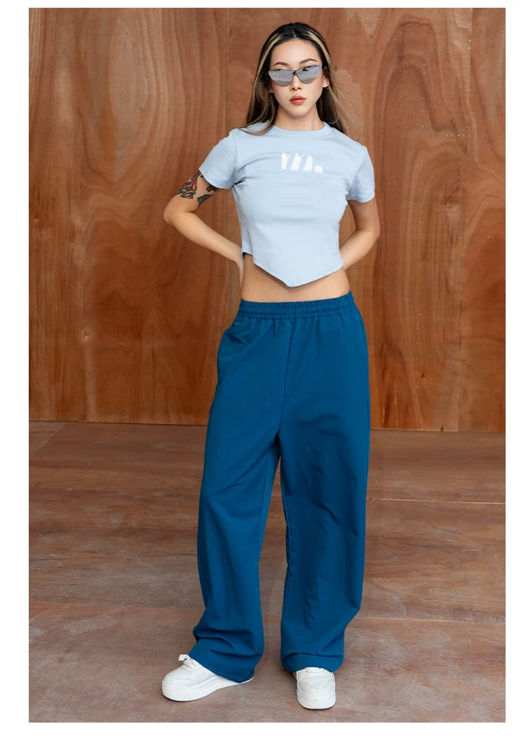 Men's Loose Multi-color Drawstring Pants