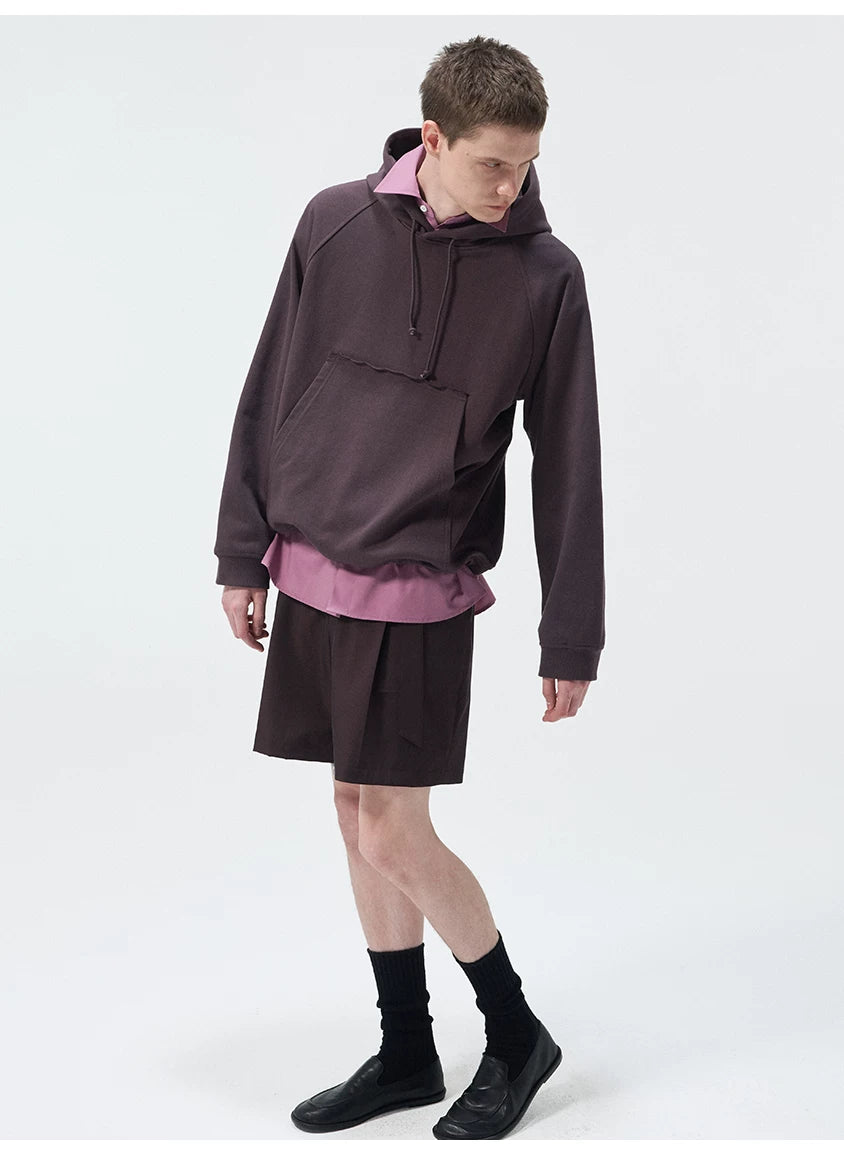 Cotton Terry Kangaroo Pocket Hoodie