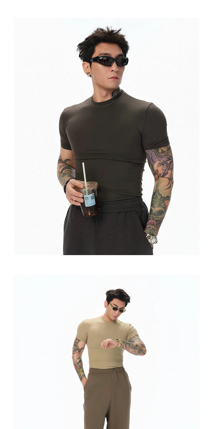 Short Sleeve Stretchy Quick Dry Tee