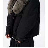 Waterproof Detachable Fox Fur Padded Coat