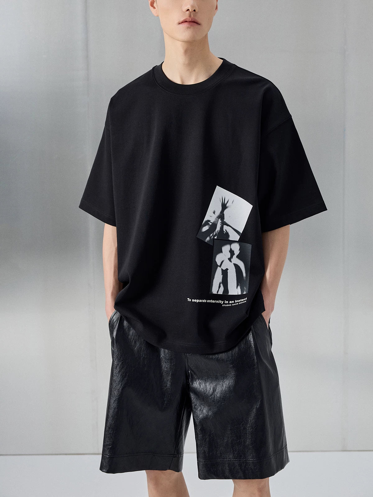 Oversized Heavyweight Double Yarn Printed Tee