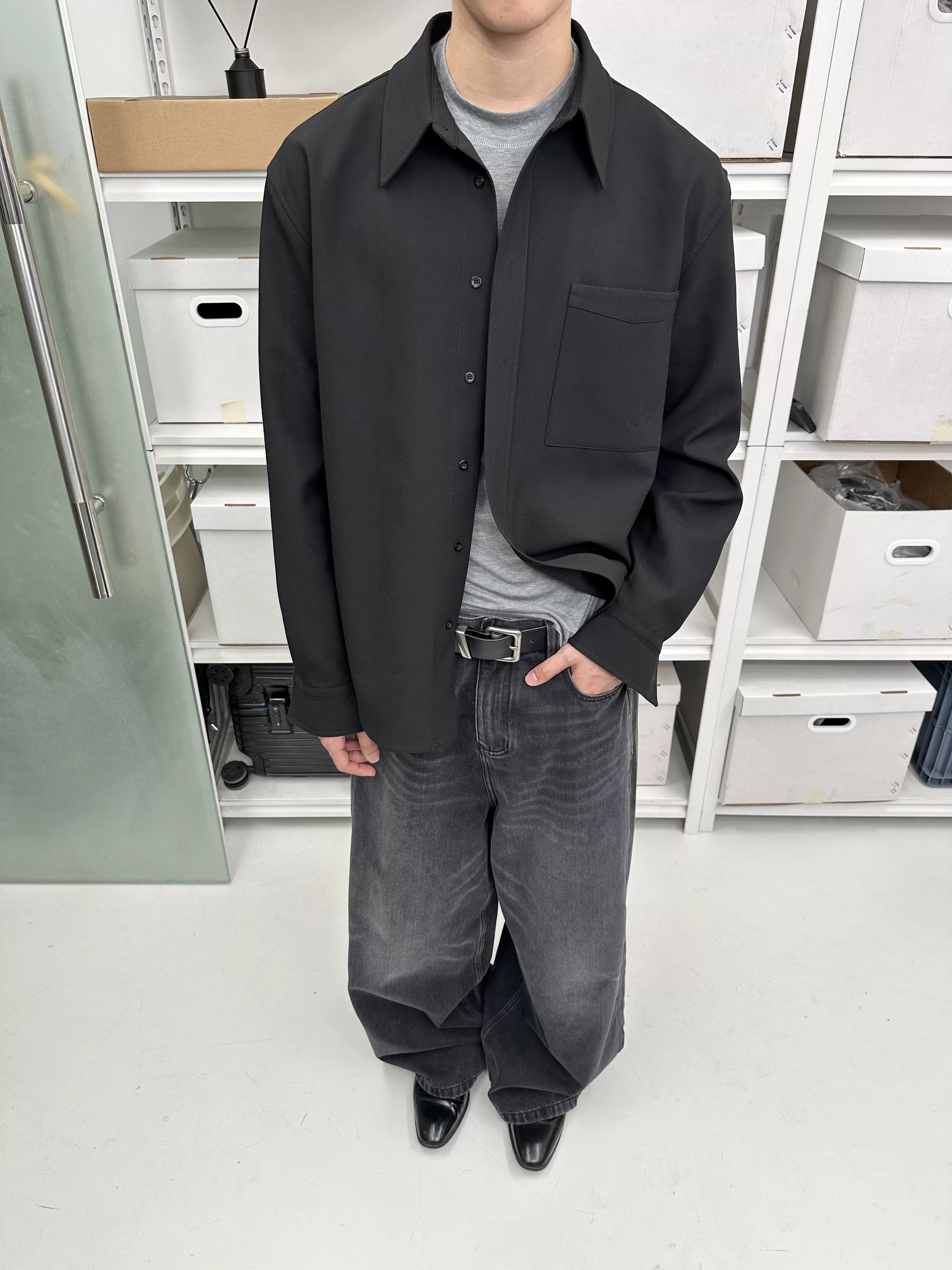 Wrinkle-Resistant Chest Pocket Shirts